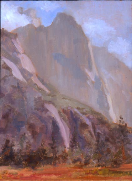 Linda F. Harris, October Afternoon Yosemite - Oil, 9x12