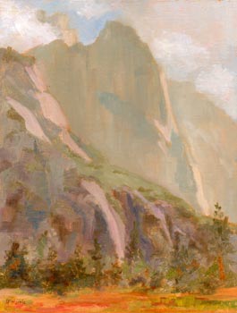 Linda F. Harris - October Afternoon Yosemite - Oil, 9x12
