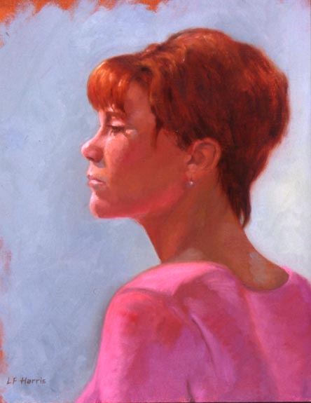 Linda F. Harris, An Attitude, Oil, 11x14