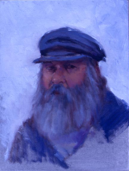 Linda F. Harris, Fred, -Oil 9x12