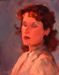 Linda F. Harris - Kari, Oil 11x14