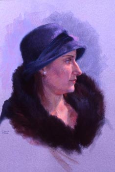 Linda F. Harris - Kari, Pastel 16x21