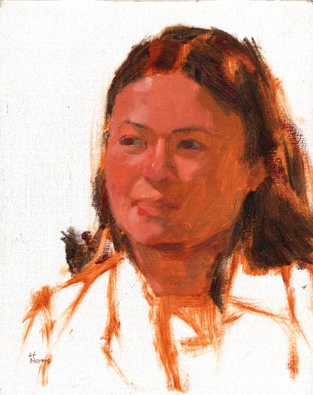Linda F. Harris, Susan, Oil, 8x10