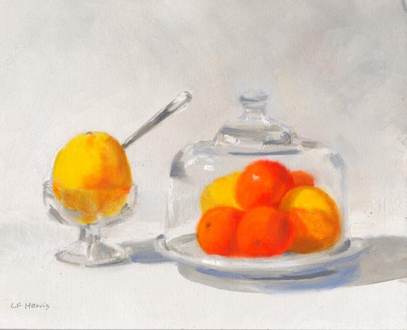 Linda F. Harris,  Dessert, oil,  11x14