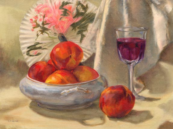 Linda F. Harris, Pause, oil, 12x16